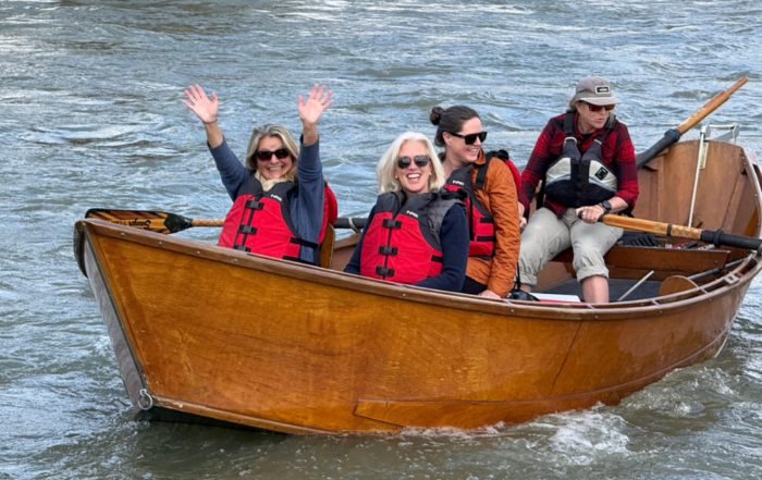 Helen and Sally on snake river
