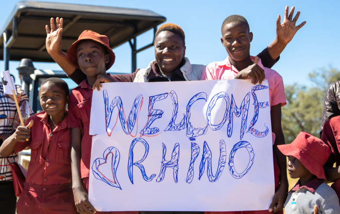 #willwhitford Ngamo welcomes Rhino